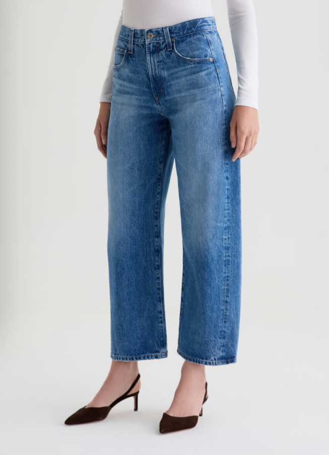 AG Hattie High Rise Barrel Candid