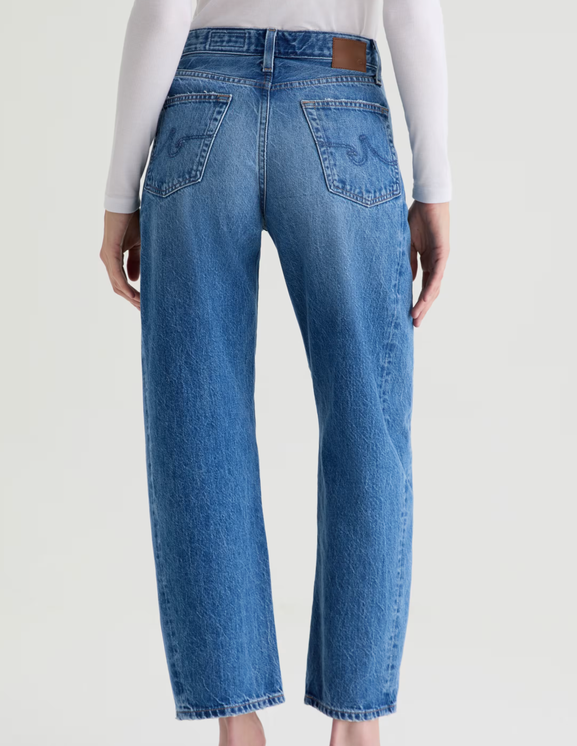 AG Hattie High Rise Barrel Candid