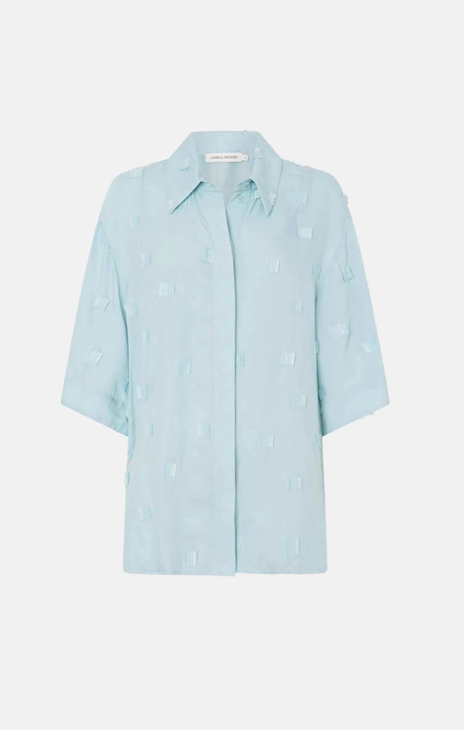 Camilla and Marc Ottilie 2.0 Short Sleeve Shirt Soft Blue