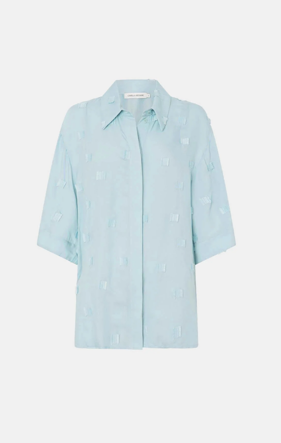 Camilla and Marc Ottilie 2.0 Short Sleeve Shirt Soft Blue