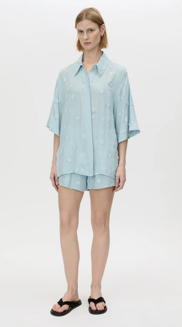Camilla and Marc Ottilie 2.0 Short Sleeve Shirt Soft Blue