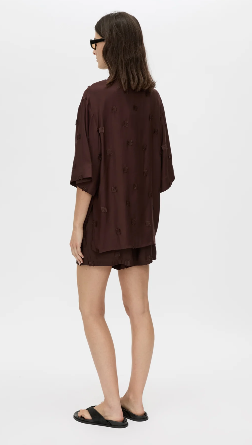 Camilla and Marc Ottilie 2.0 Short Sleeve Shirt Chocolate