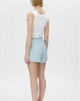 Camilla and Marc Ottilie 2.0 Embroidered Short Soft Blue