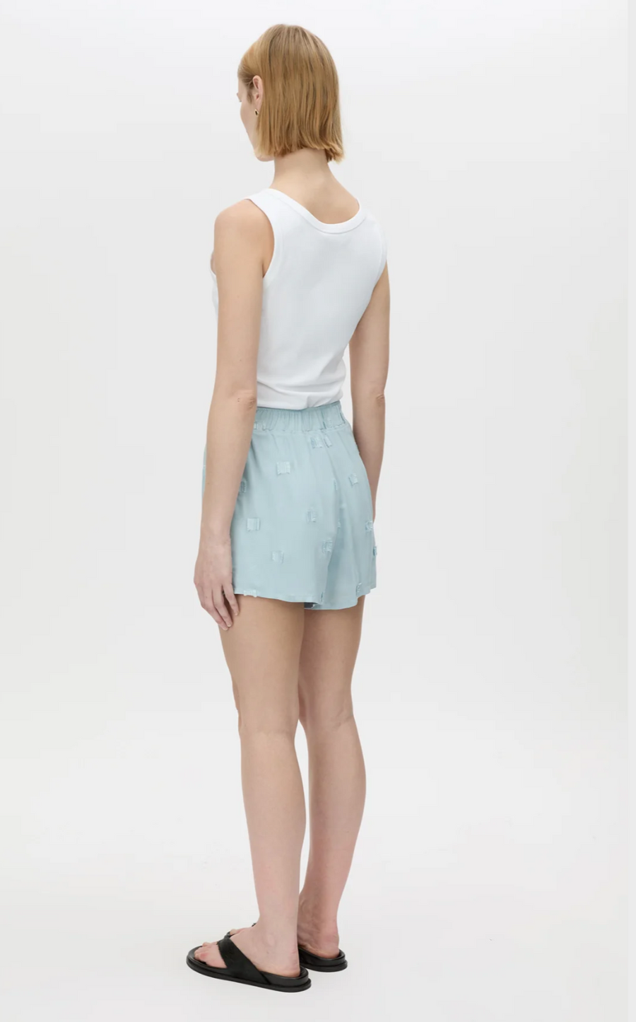 Camilla and Marc Ottilie 2.0 Embroidered Short Soft Blue