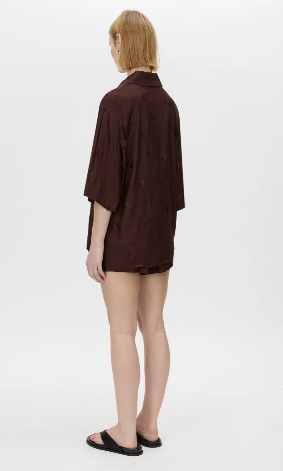 Camilla and Marc Ottilie 2.0 Embroidered Short Chocolate