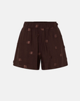 Camilla and Marc Ottilie 2.0 Embroidered Short Chocolate