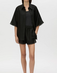 Camilla and Marc Lolani Embroidered Short Black