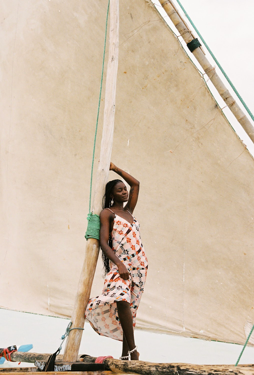 Kinga Csilla Cuore Sia Slip Dress