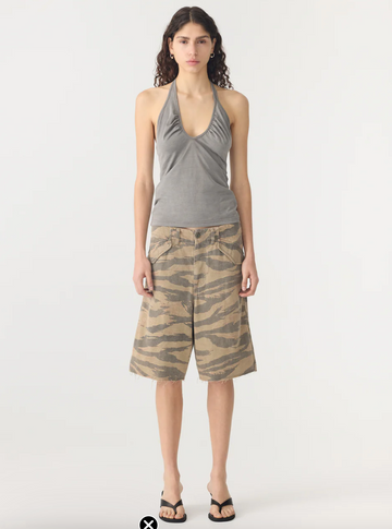 Bassike Camo Utility Cargo Short Camo Print