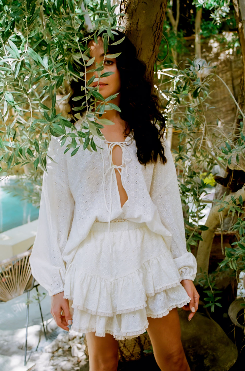 Kinga Csilla Kaya Anglaise Alba Blouse