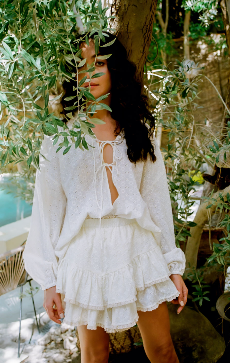 Kinga Csilla Kaya Anglaise Alba Blouse