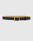 Camilla and Marc Sonny Belt Black Gold Leather