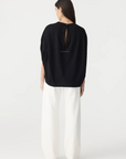 Bassike Circle T Shirt Black