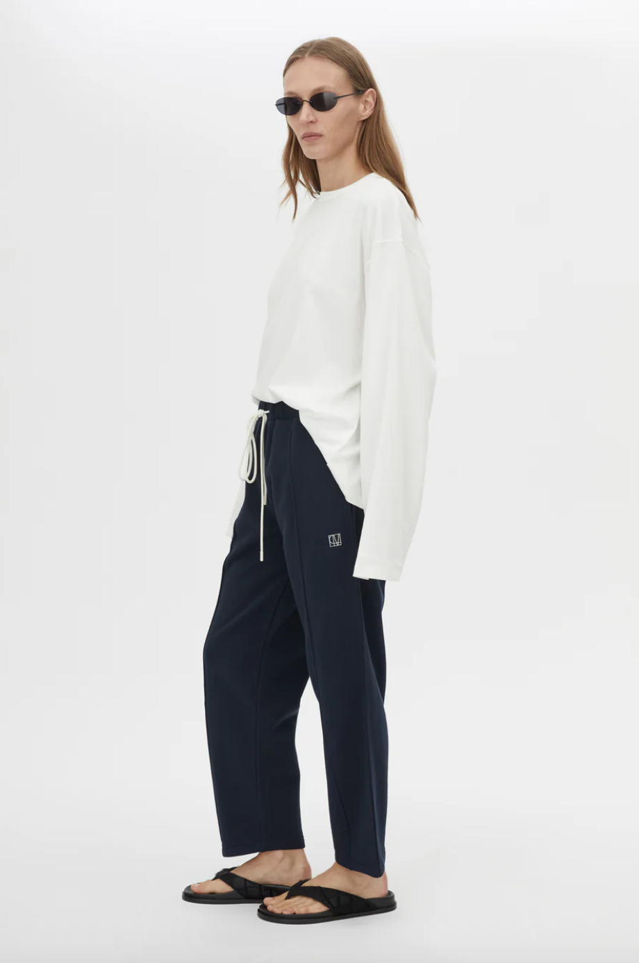 Camilla and Marc Zylus Track Pant Navy White