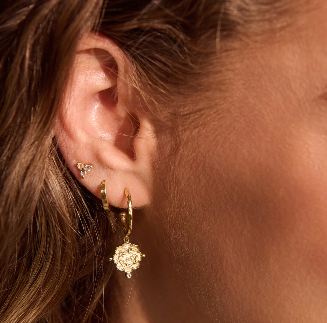 Murkani Loved Always Hoop Earring Gold Plated