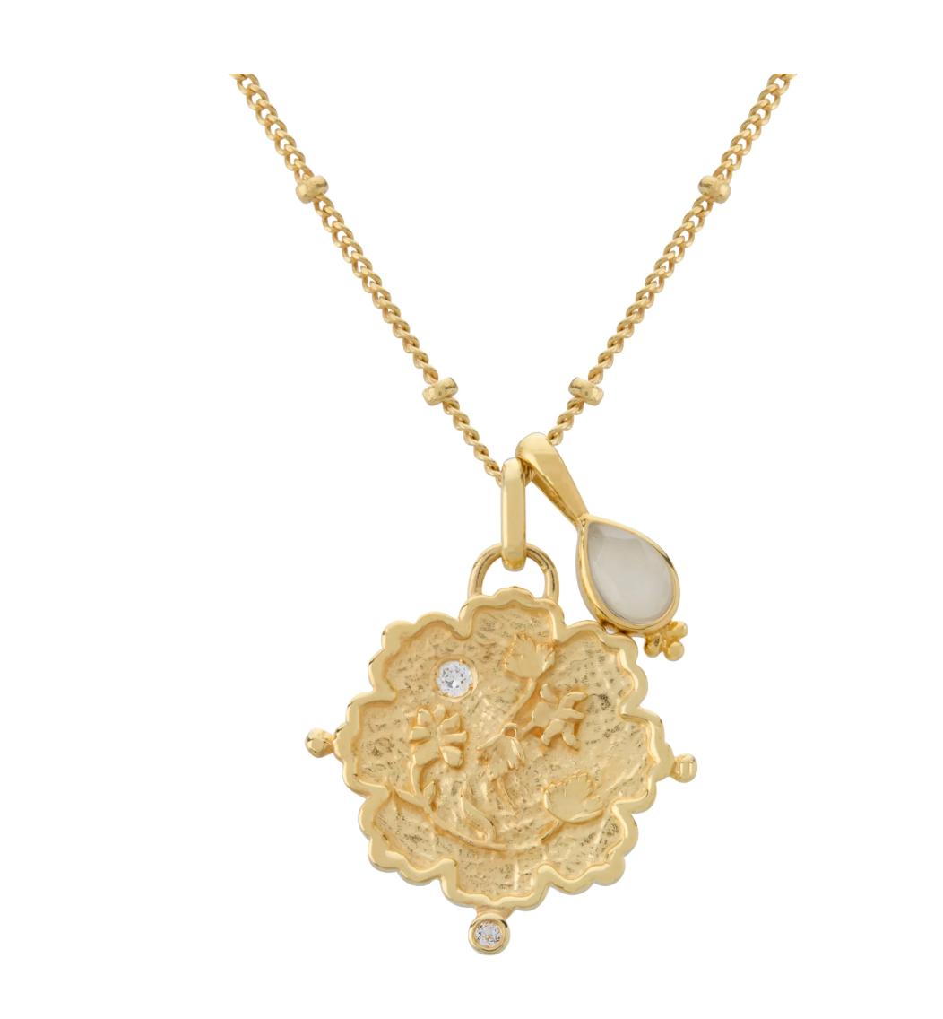 Murkani Loved Always Pendant Necklace Gold Plated