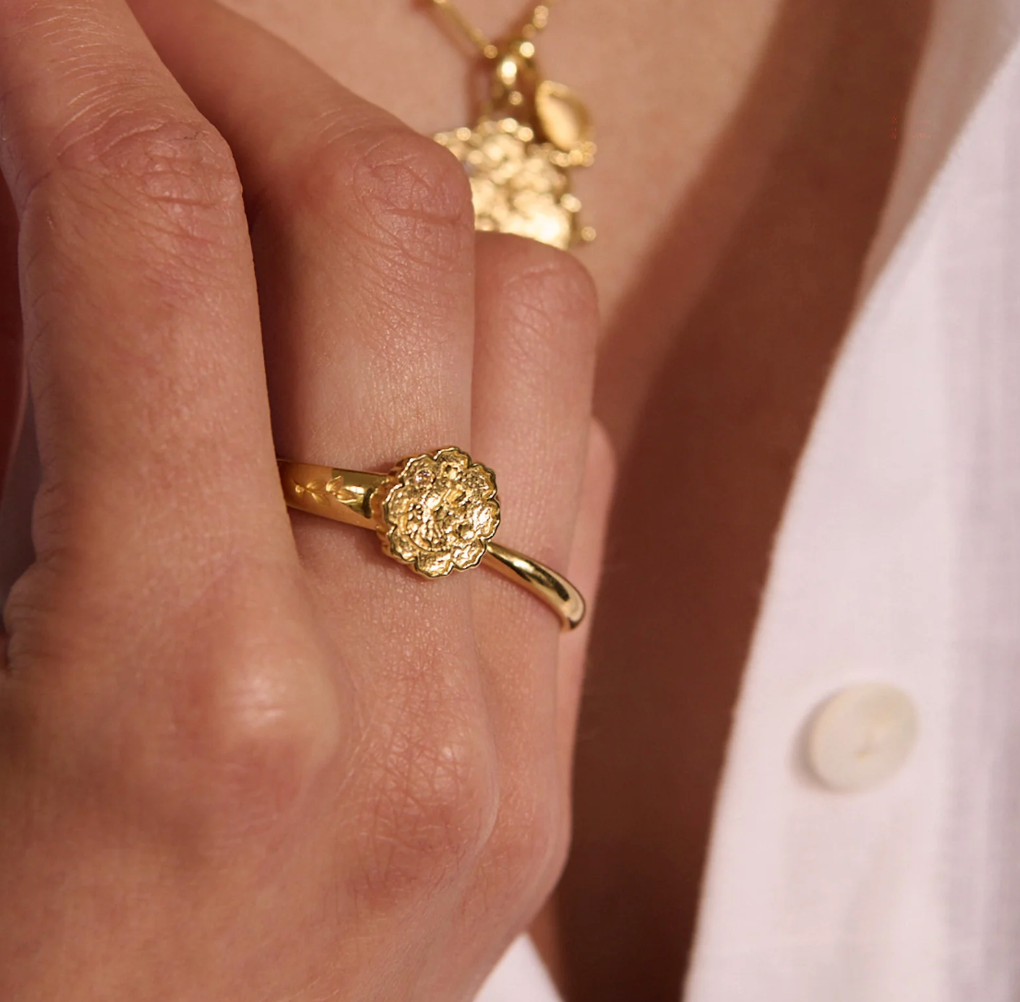 Murkani Loved Always Ring Gold Plated