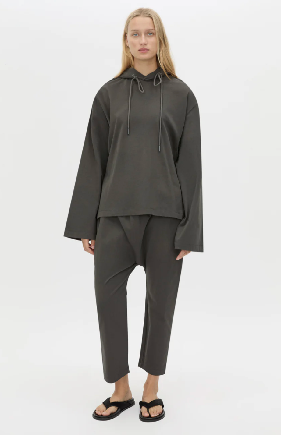 Camilla and Marc Studio Hoodie Coal