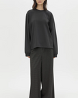 Camilla and Marc Studio Graphic Long Sleeve Tee Coal