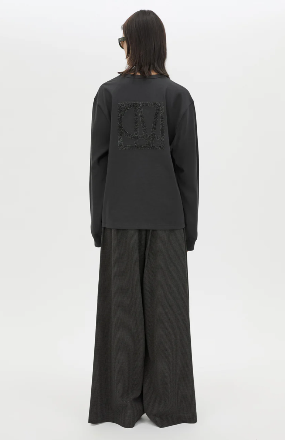 Camilla and Marc Studio Graphic Long Sleeve Tee Coal