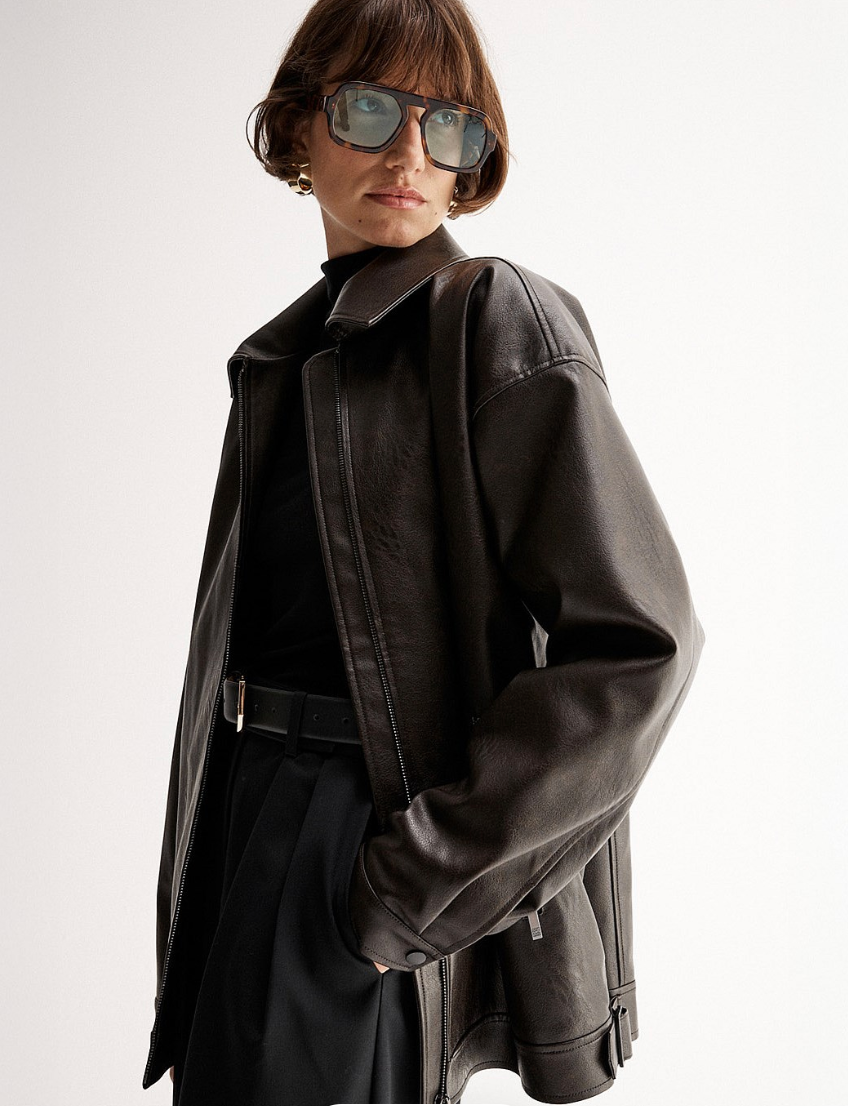 Elka Collective Melton Jacket Chocolate