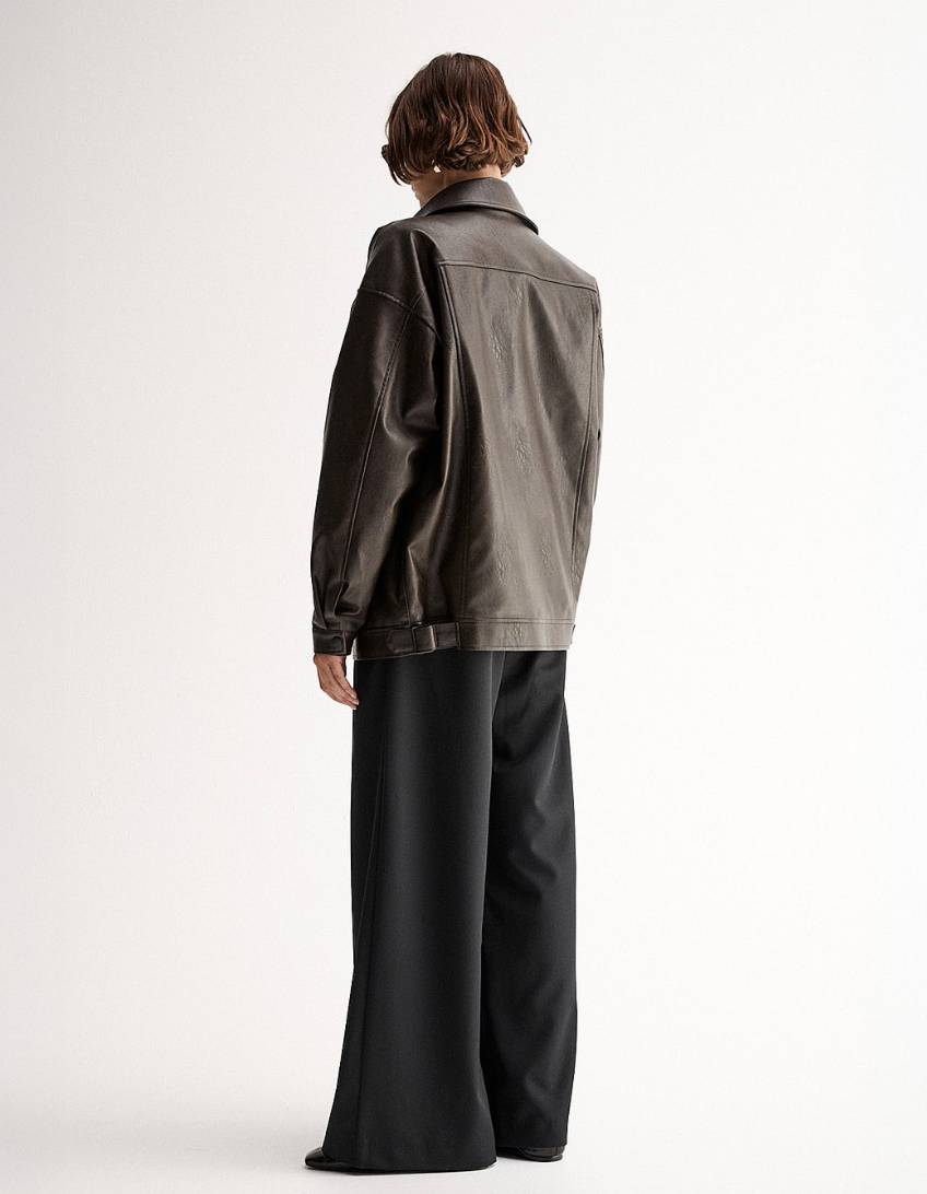 Elka Collective Melton Jacket Chocolate