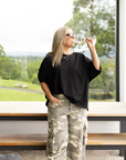 Luna Lane The Basic Tee Black          