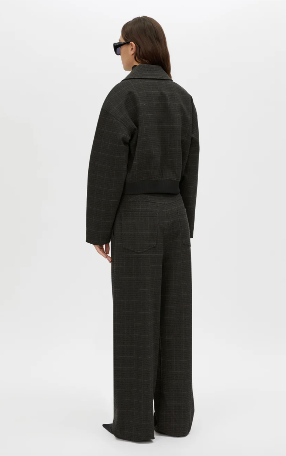 Camilla and Marc Casio Cropped Bomber Charcoal