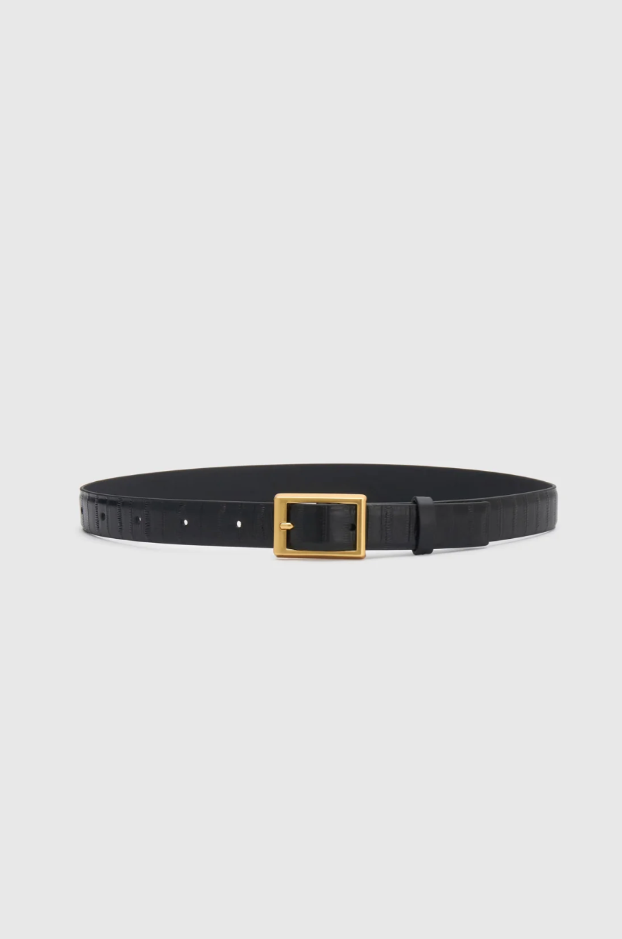 Camilla and marc Sonny Eel Belt Black