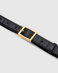 Camilla and marc Sonny Eel Belt Black