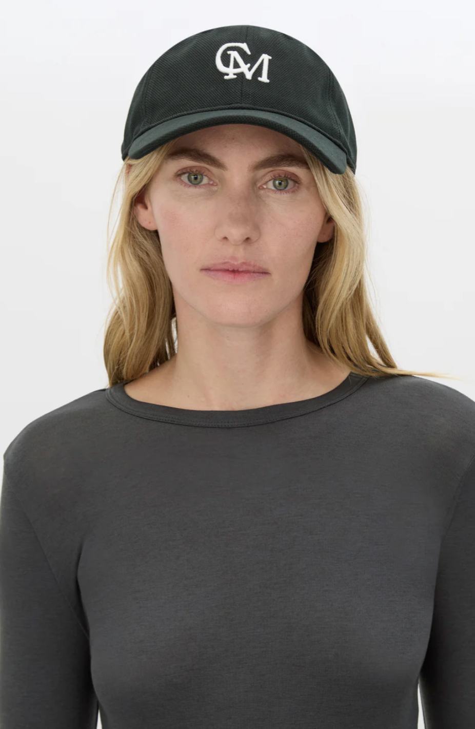 Camilla and Marc Isolde Embroidered Logo Cap Black