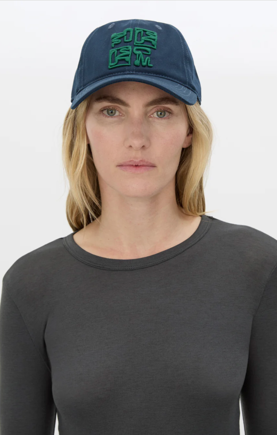 Camilla and Marc Sonora Embroidered Logo Cap Deep Ink