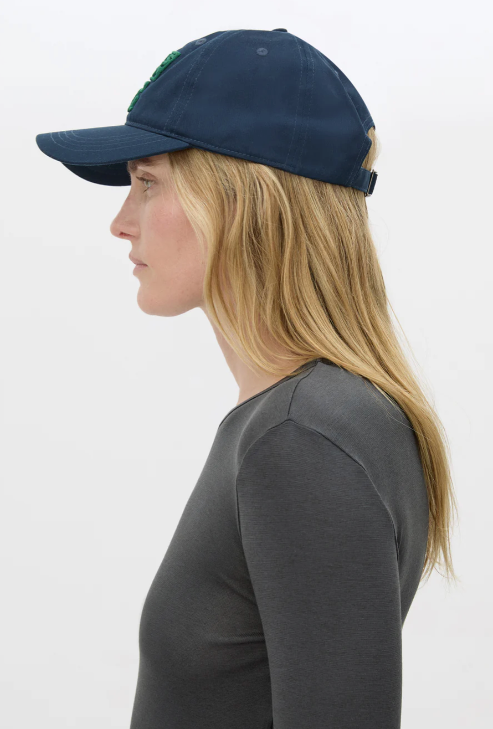 Camilla and Marc Sonora Embroidered Logo Cap Deep Ink
