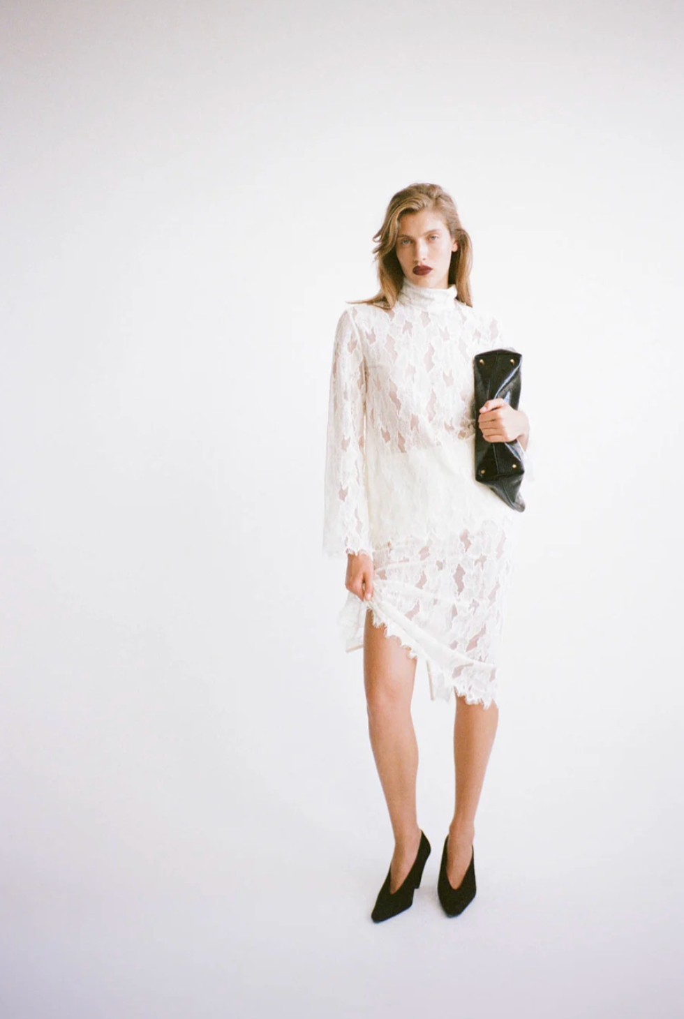 Camilla and Marc Zemira Long Sleeve Lace Top Cream