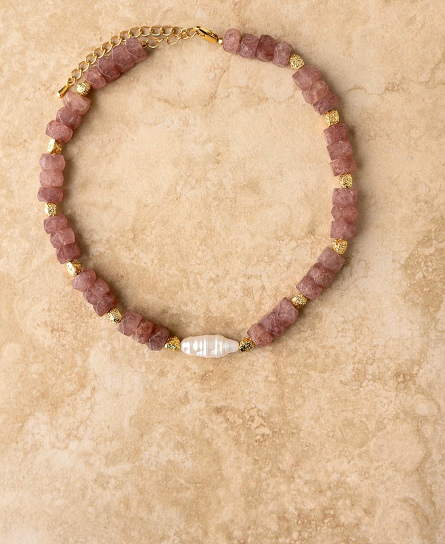 Indigo and Wolfe Rosara Necklace