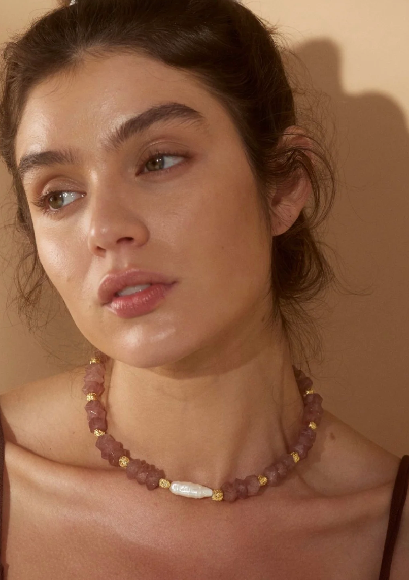 Indigo and Wolfe Rosara Necklace