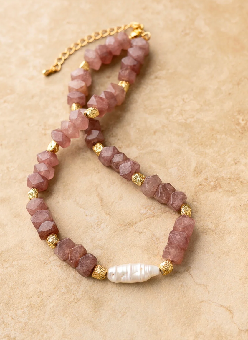 Indigo and Wolfe Rosara Necklace