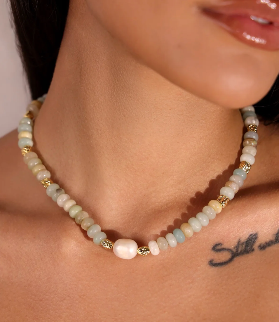 Indigo and Wolfe Aven Necklace