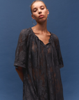 Kinga Csilla Midnight Lace Primavera Maxi Dress