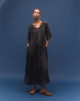 Kinga Csilla Midnight Lace Primavera Maxi Dress
