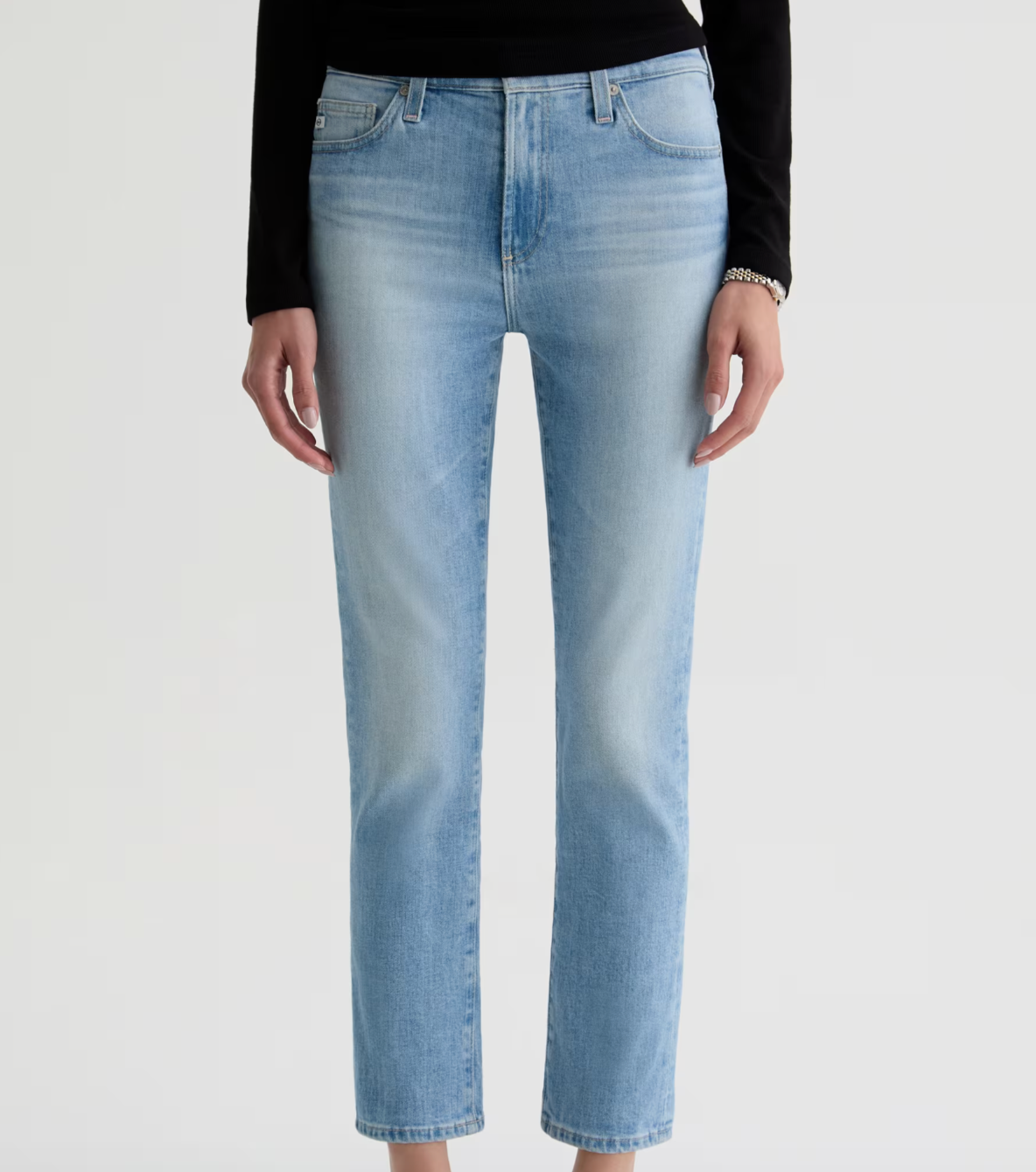 AG Mari Crop Jean Mid Rise Slim Straight Cruiser