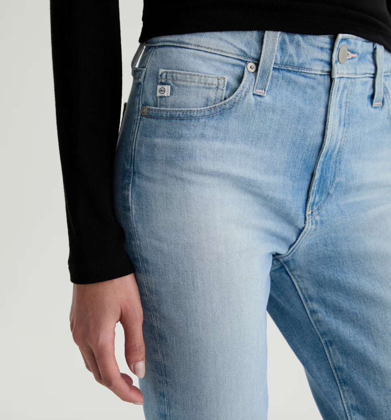 AG Mari Crop Jean Mid Rise Slim Straight Cruiser