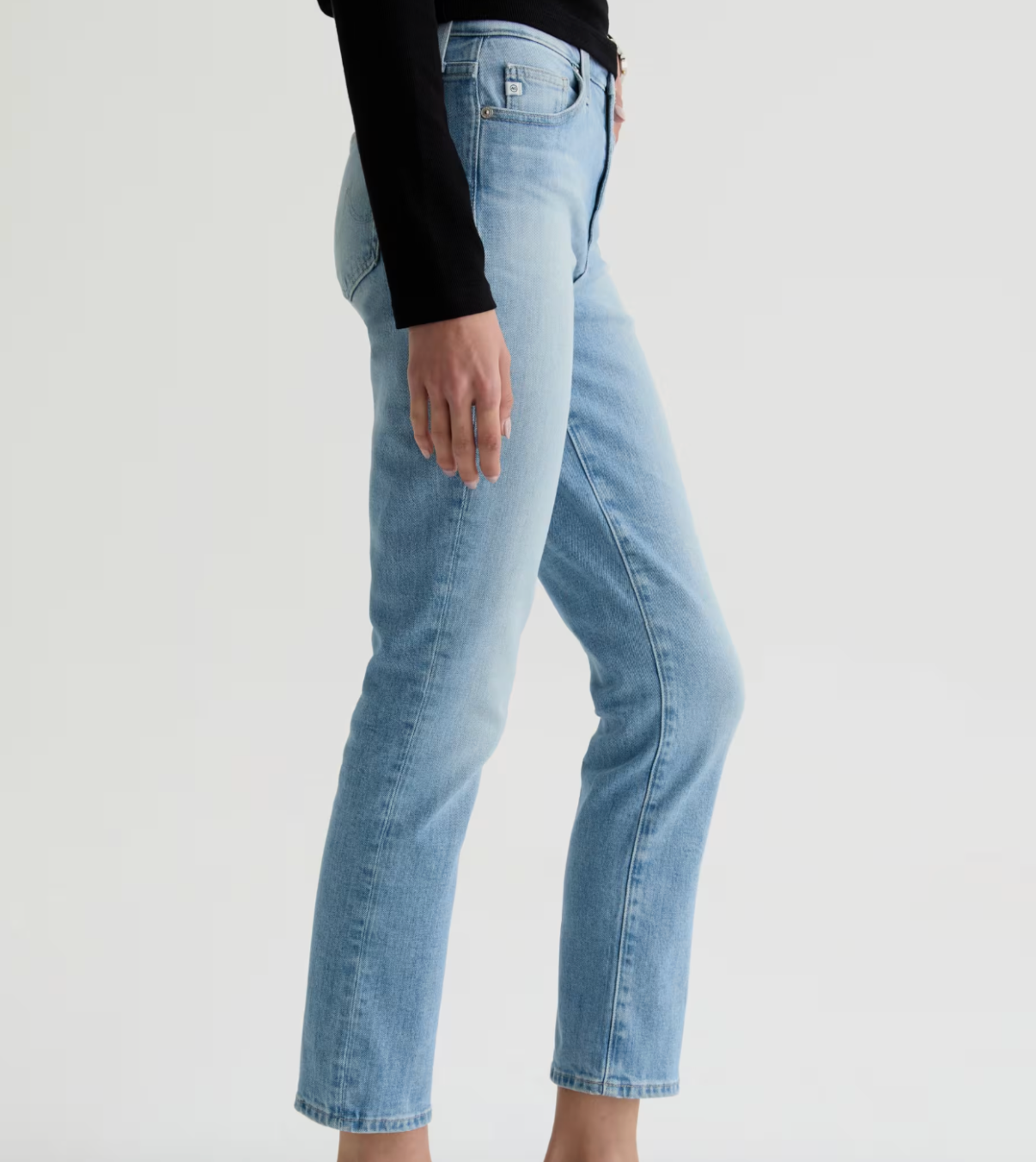 AG Mari Crop Jean Mid Rise Slim Straight Cruiser