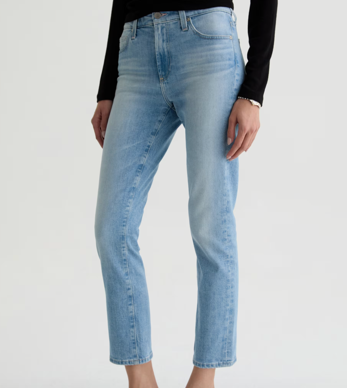 AG Mari Crop Jean Mid Rise Slim Straight Cruiser