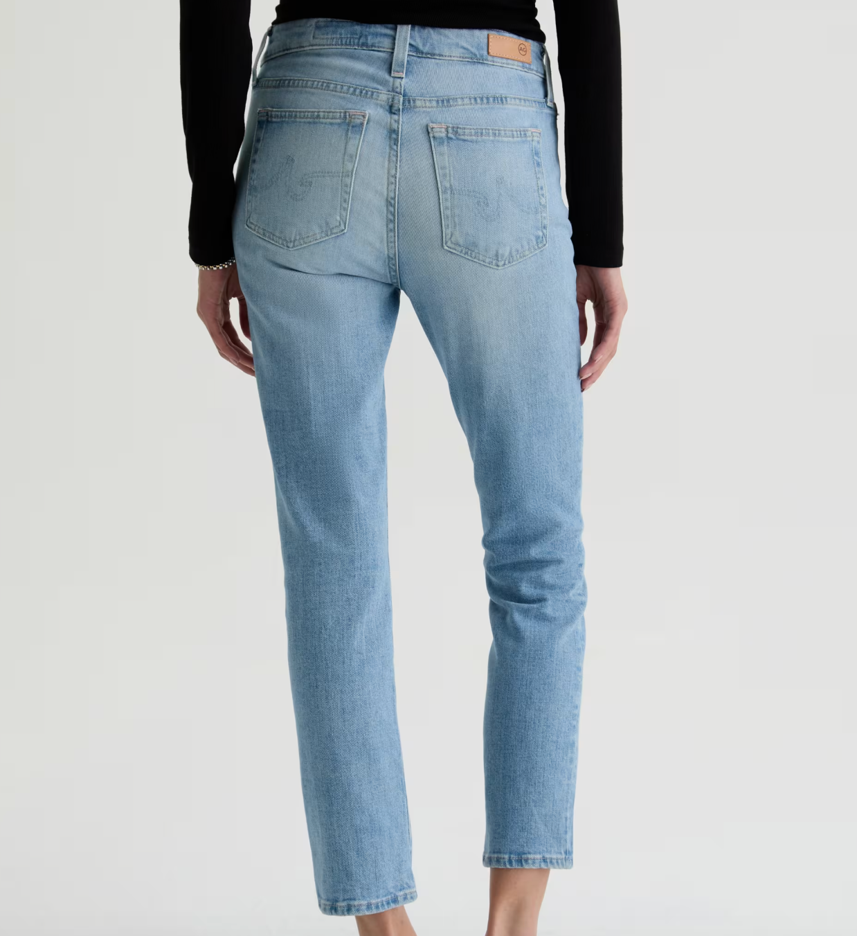 AG Mari Crop Jean Mid Rise Slim Straight Cruiser