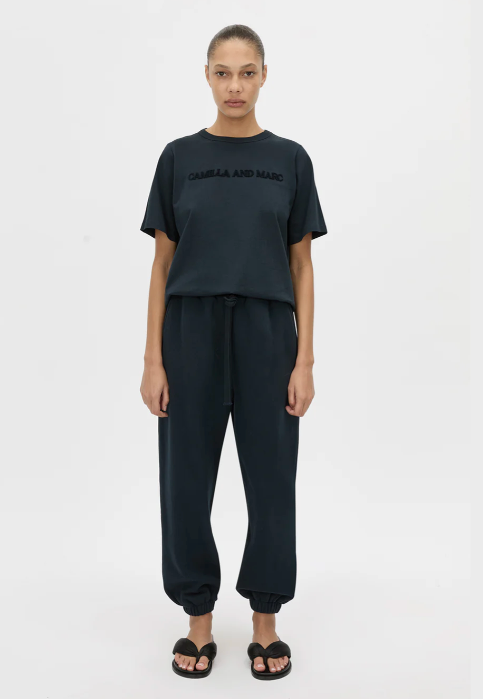 Camila and Marc Tia Logo Track Pant Deep Ink
