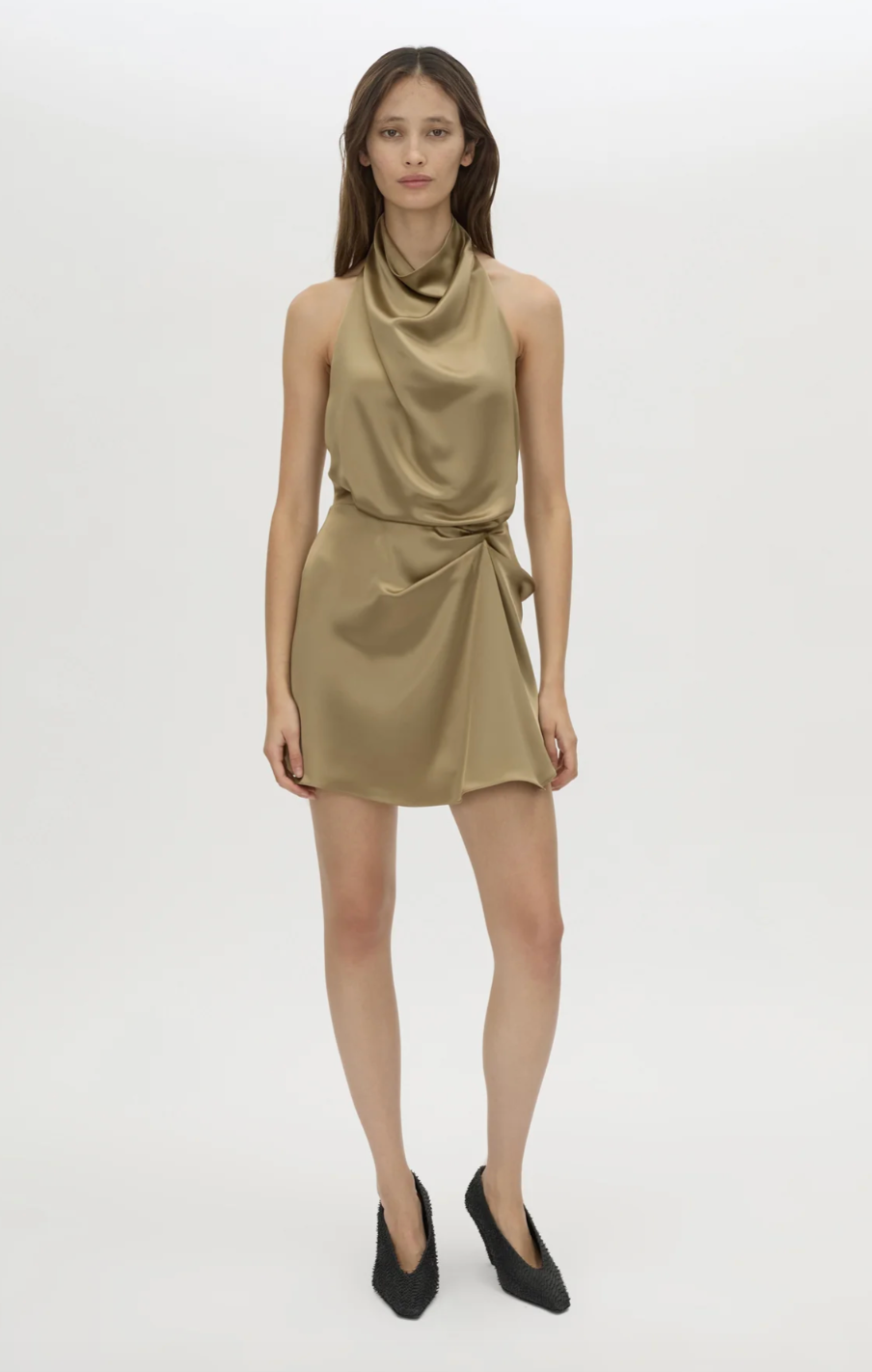 Camilla and Marc Delara Mini Dress Moss Green