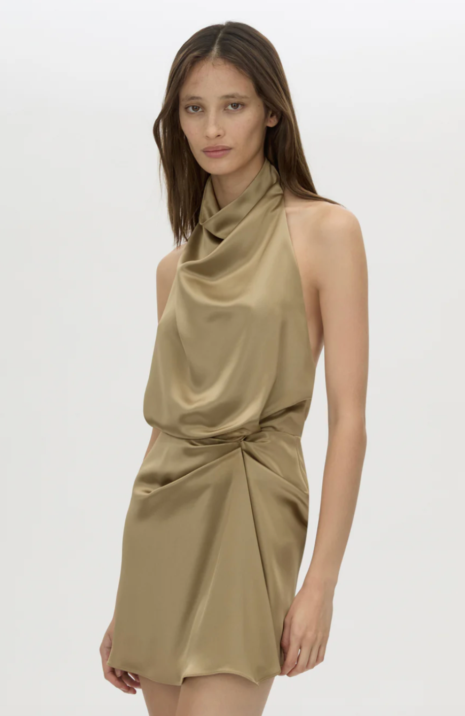 Camilla and Marc Delara Mini Dress Moss Green