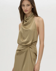 Camilla and Marc Delara Mini Dress Moss Green