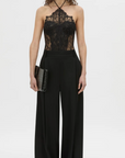 Camilla and Marc Elaris Lace Bodysuit Black